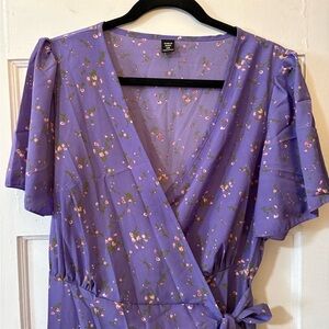 SHEIN Lavender Floral Dress